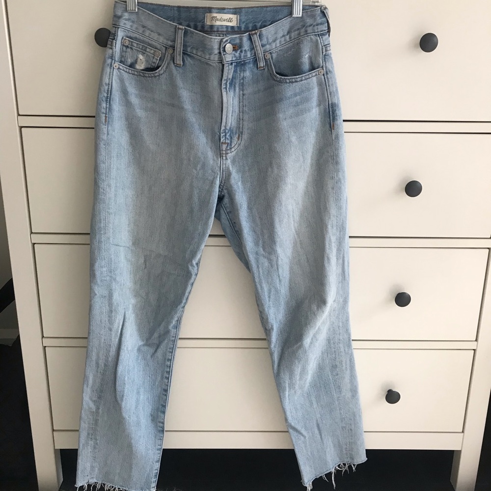 MADEWELL Perfect Summer Jean with raw hem!